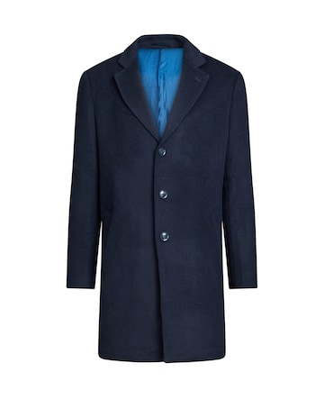 Raging Bull Wool Blend Coat Navy