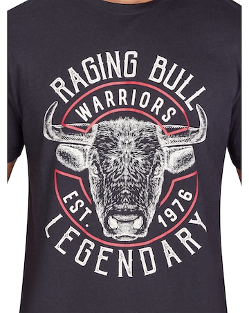 Raging Bull Warriors T-Shirt Black