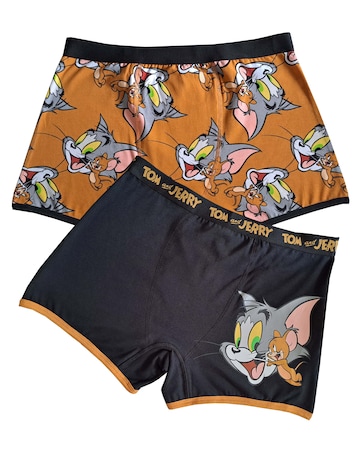 Mens 2pk Tom & Jerry Boxer Shorts