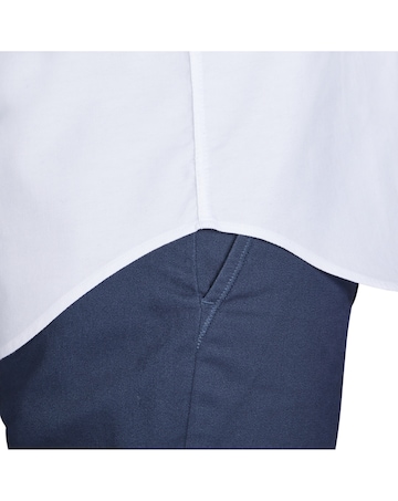 Raging Bull Short Sleeve Lightweight Oxford Shirt White