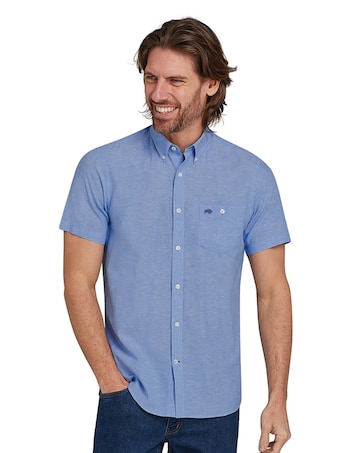 Raging Bull 2 Pack SS Linen Shirt Multi
