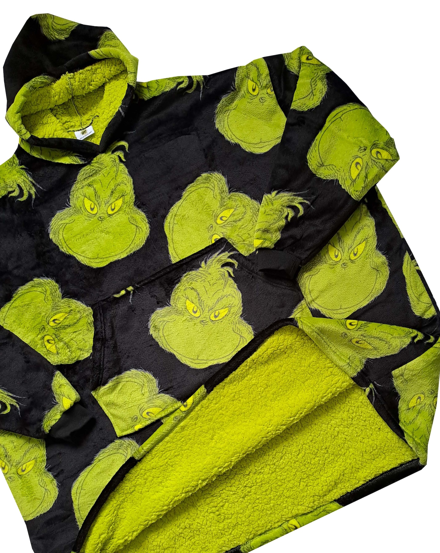 Adults Oversize Grinch Hoodie Jacamo