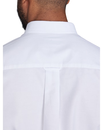 Raging Bull Long Sleeve Classic Oxford Shirt White
