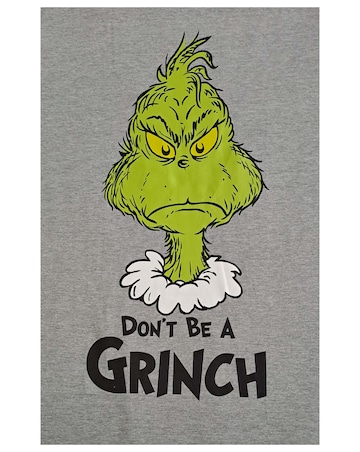 Mens Grinch Grey Lounge Tshirt