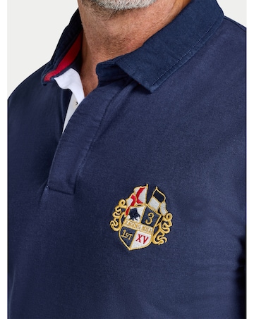 Raging Bull Classic Long Sleeve Rugby Navy