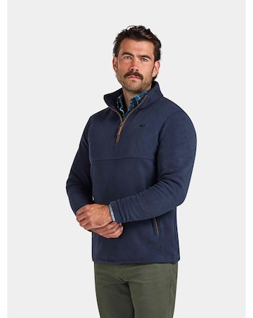 Raging Bull Fleece Quarter Zip Navy