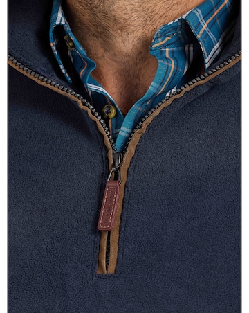 Raging Bull Fleece Quarter Zip Navy