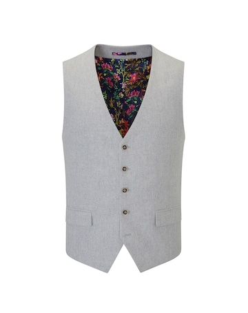 Skopes Jude Suit Waistcoat Silver