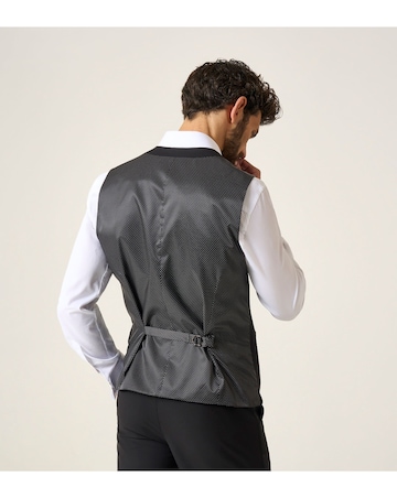 Skopes Cavendish Suit Waistcoat Black