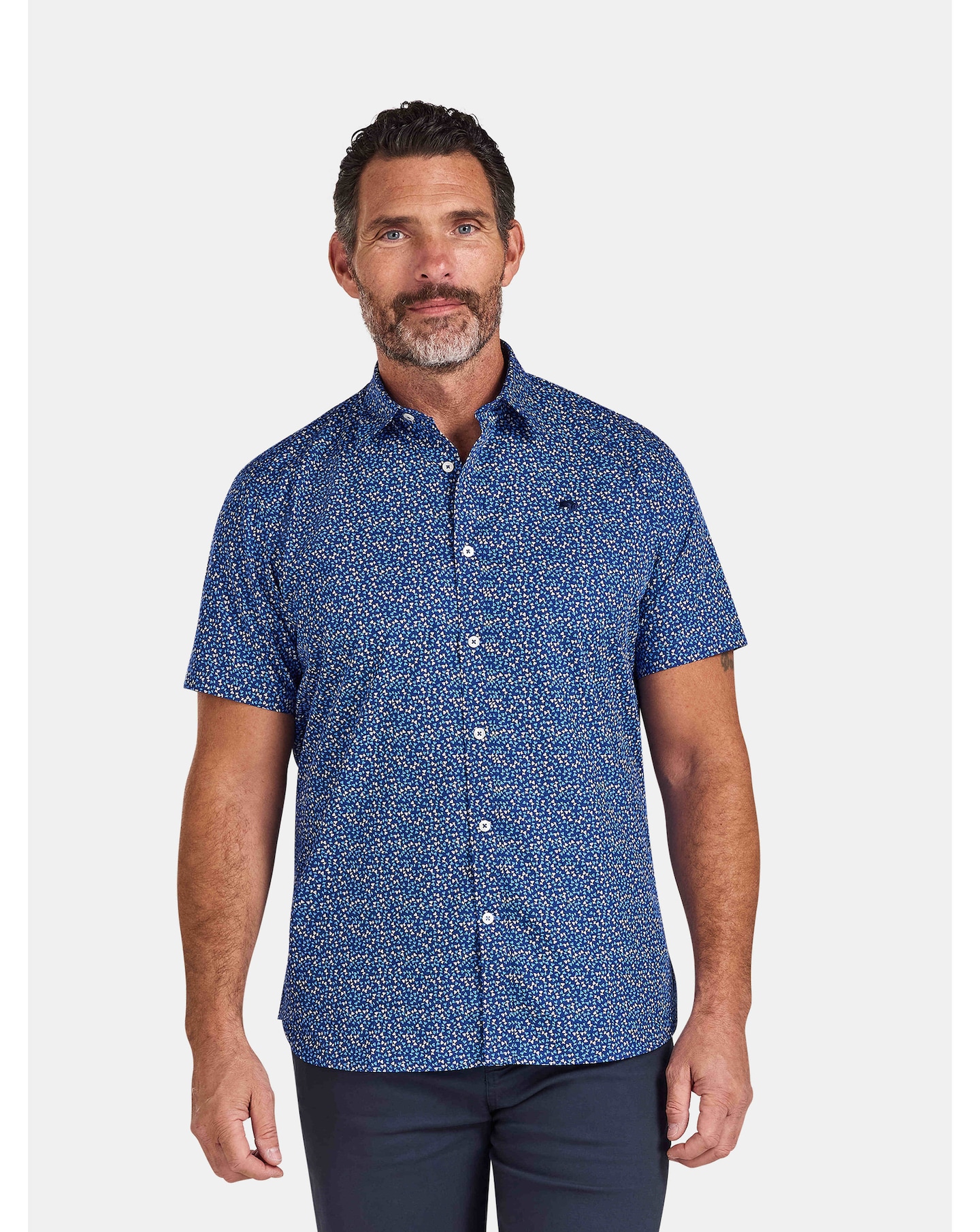 Raging Bull SS Flower Bud Shirt