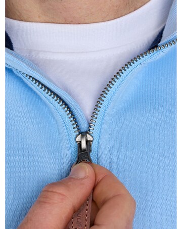 Raging Bull Cut & Sew Quarter Zip Sky Blue