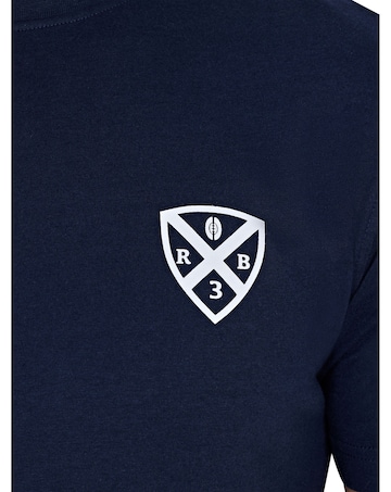 Raging Bull Rugby Club Back Print T-Shirt Navy