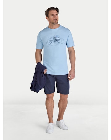 Raging Bull Slash Bull T-Shirt Sky Blue