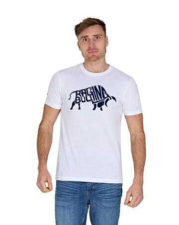 Raging Bull Flock Bull T-Shirt White