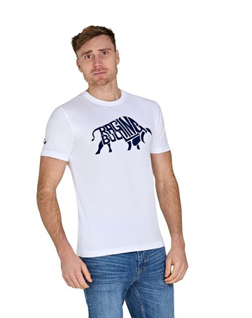 Raging Bull Flock Bull T-Shirt White