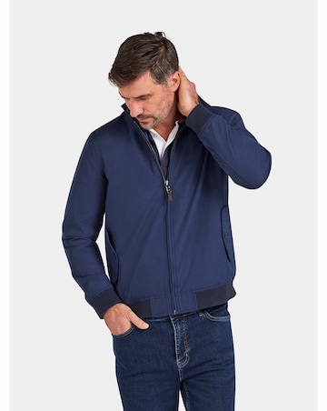 Raging Bull Classic Harrington Jacket Navy