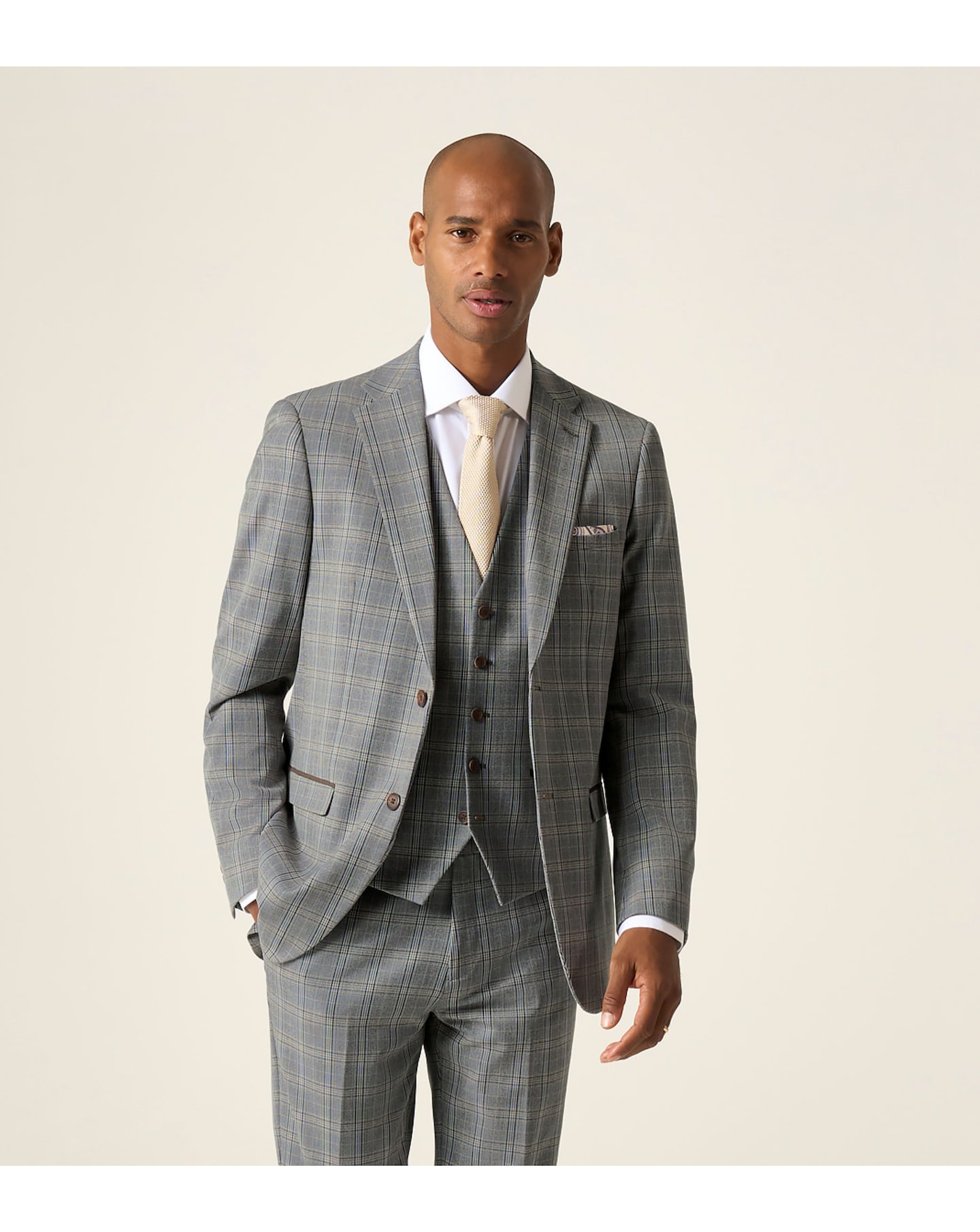 Skopes Dettori Suit Jacket Brown Check