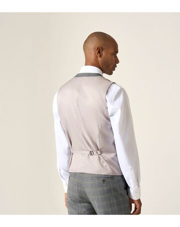 Skopes Dettori Suit Waistcoat Brown/Blue Check