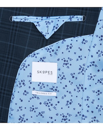 Skopes Spencer Suit Jacket Navy Check