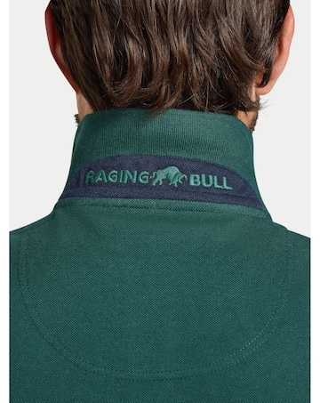 Raging Bull Classic Organic Polo   Forest
