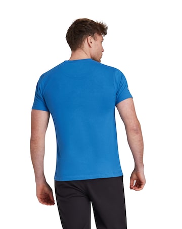 Raging Bull Stitch Embroidery Bull T-Shirt Teal