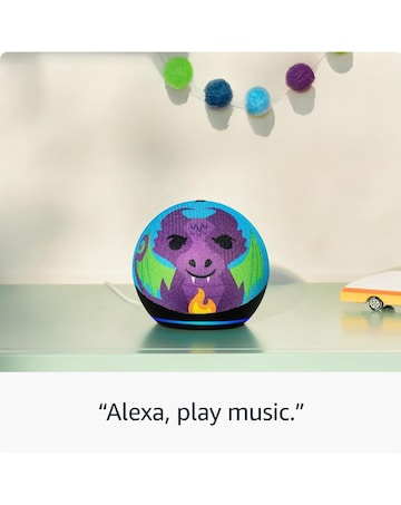 Amazon Echo Dot Kids Smart Speaker with Alexa & Parental Controls, 5th Gen