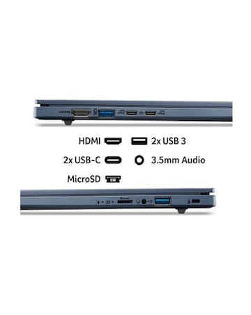 Acer Aspire 14in Copilot+ Laptop - Snapdragon X 16GB 512GB FHD+