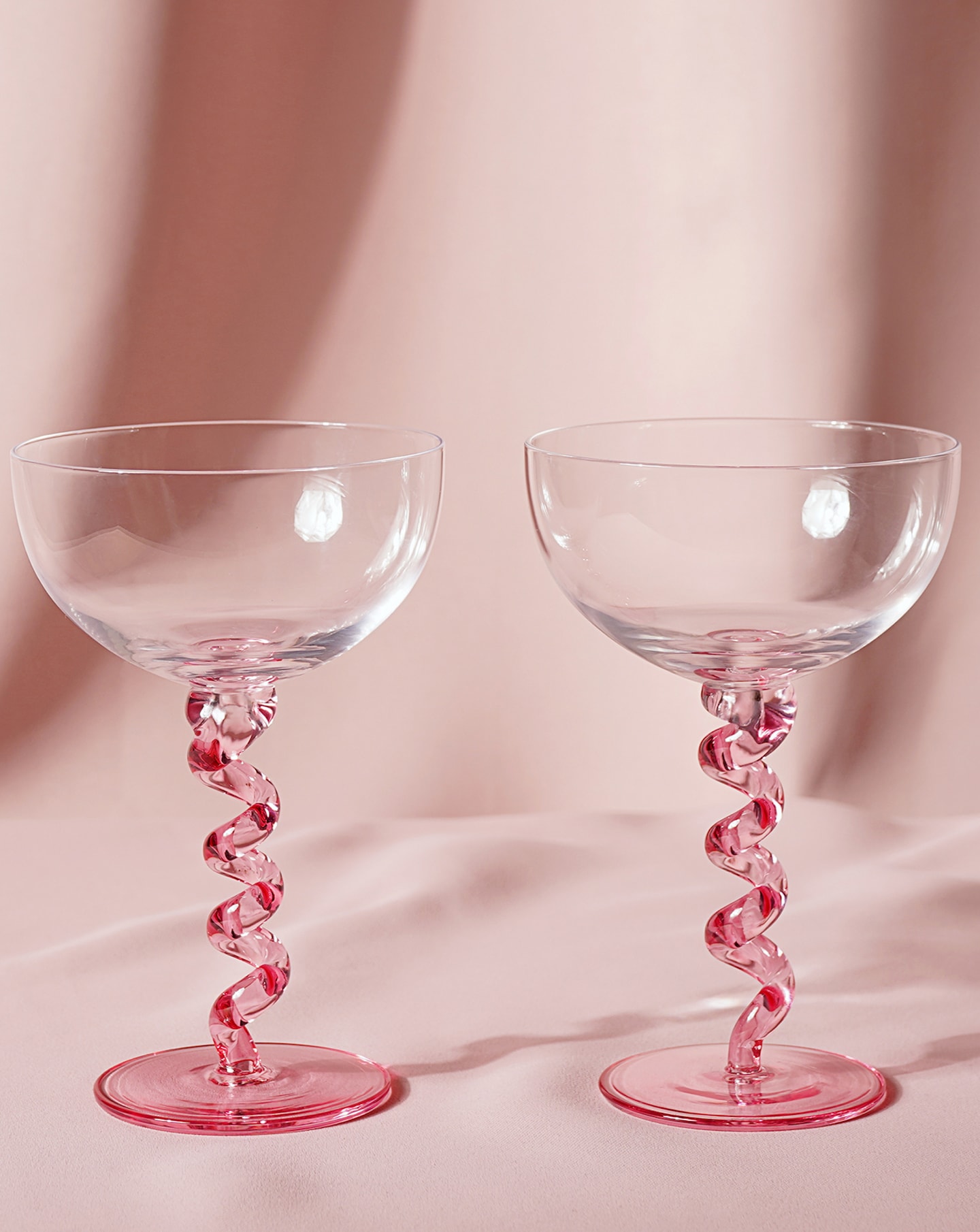 Raspberry Blossom Pair Of Coupes