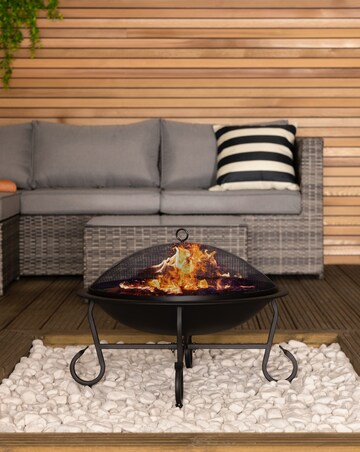 Charles Bentley Steel Fire Pit