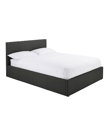 Hayden Faux Leather Ottoman Bed Frame