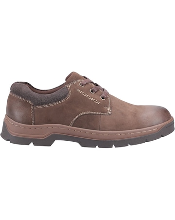 Cotswold Thickwood Burnished Leather Casual Shoe | Jacamo