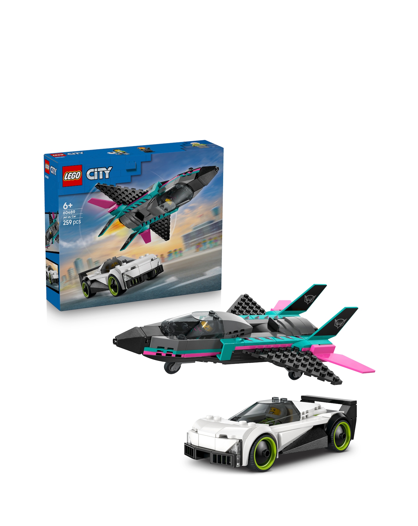 New In - LEGO City Jet vs. Car